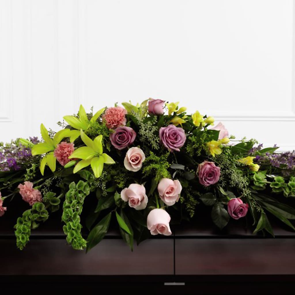 Forever Beloved Casket Spray – KELLY ANN'S FLORAL, Wilkes Barre PA