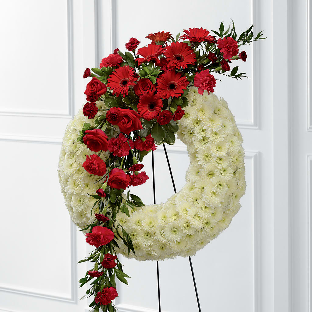 Graceful Tribute Wreath – KELLY ANN'S FLORAL, Wilkes Barre PA