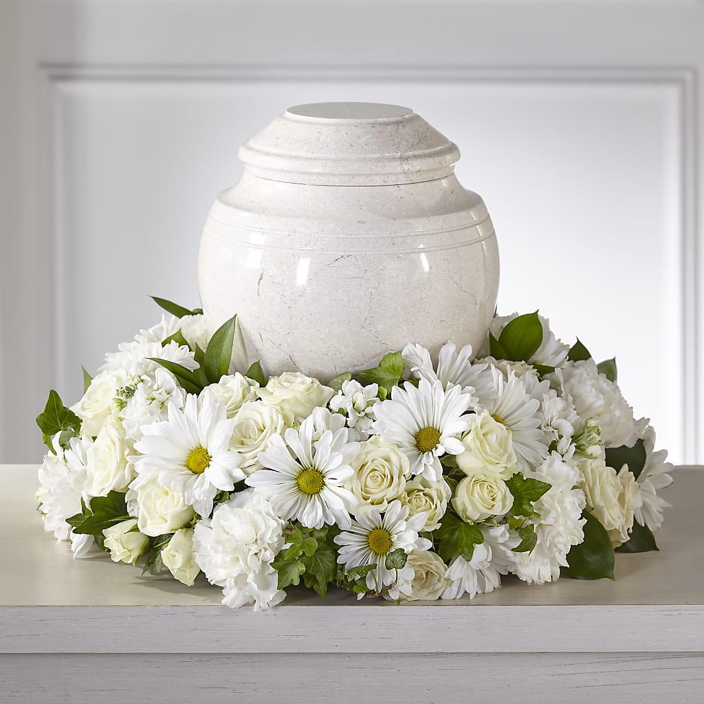 Ivory Gardens Cremation Adornment – KELLY ANN'S FLORAL, Wilkes Barre PA