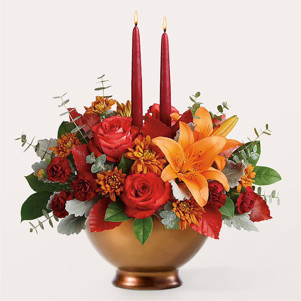 Fruits of Fall Centerpiece – KELLY ANN'S FLORAL, Wilkes Barre PA