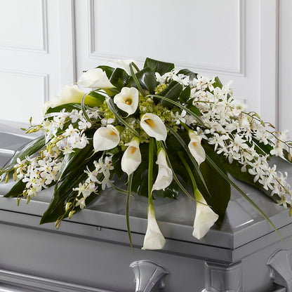 Angel Wings Casket Spray – KELLY ANN'S FLORAL, Wilkes Barre PA
