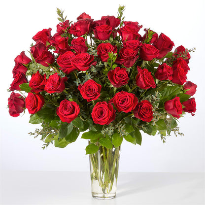 Forever Yours Fifty Stem Red Rose Bouquet – KELLY ANN'S FLORAL, Wilkes Barre PA